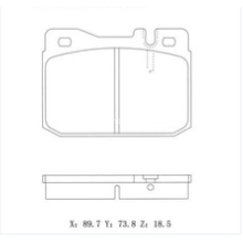 GDB1103 0014202420 Para pastilhas de travão VW BENZ BMW